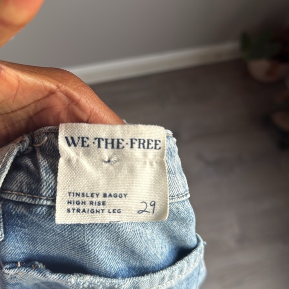 NEW Free People We The Free Tinsley Baggy High-Rise Jeans - Picture 7 of 14